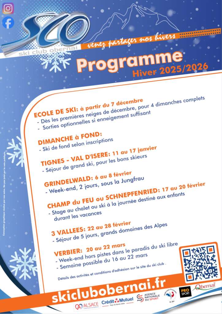 Programme hiver 2025 2026