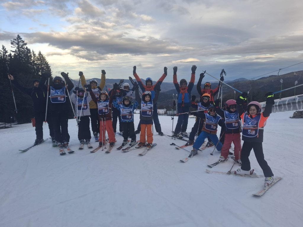 La première sortie de l'école de ski 2025